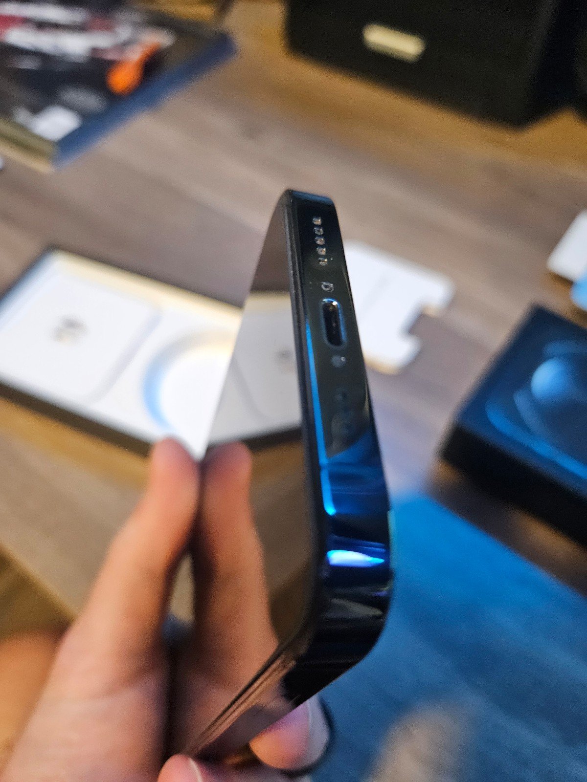 iPhone 12 Pro - 128gb - Factory Unlocked - Pacific Blue 8O55