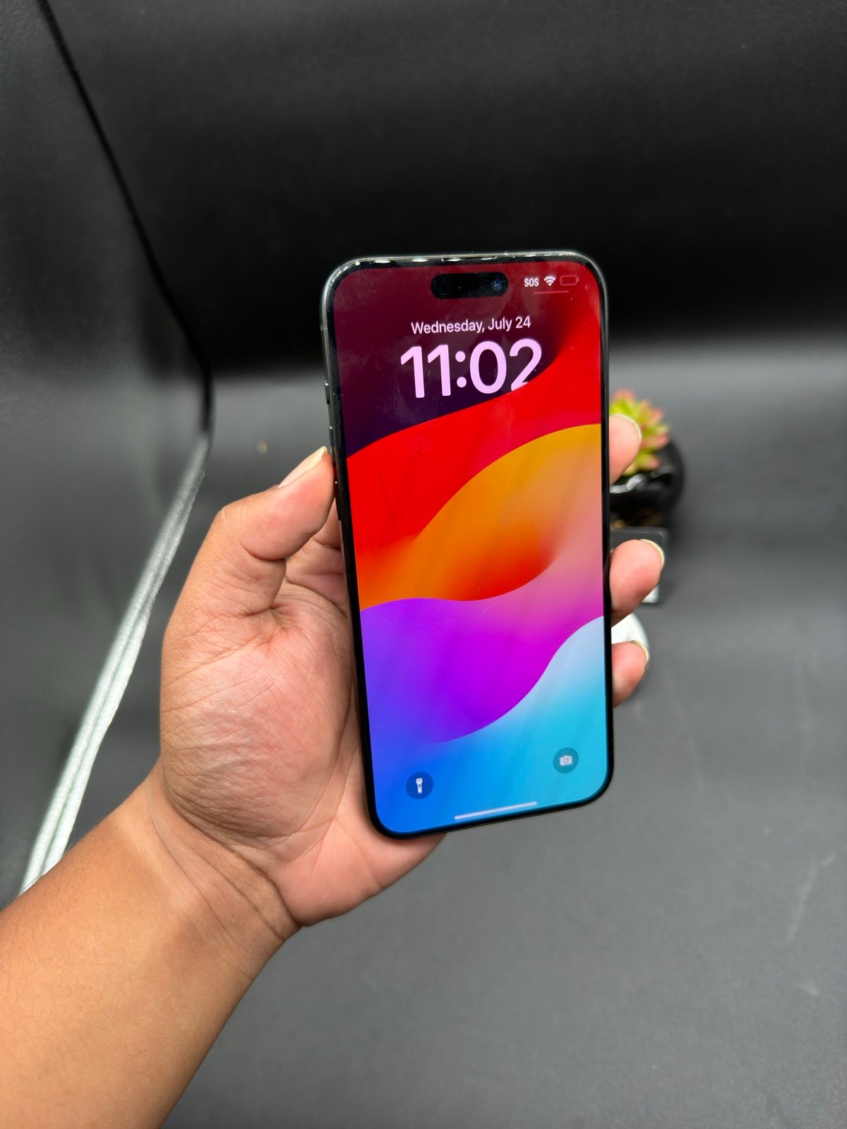 Apple iPhone 15 pro max 256gb Black titanium For  TMobile/sprint/metro 5H53