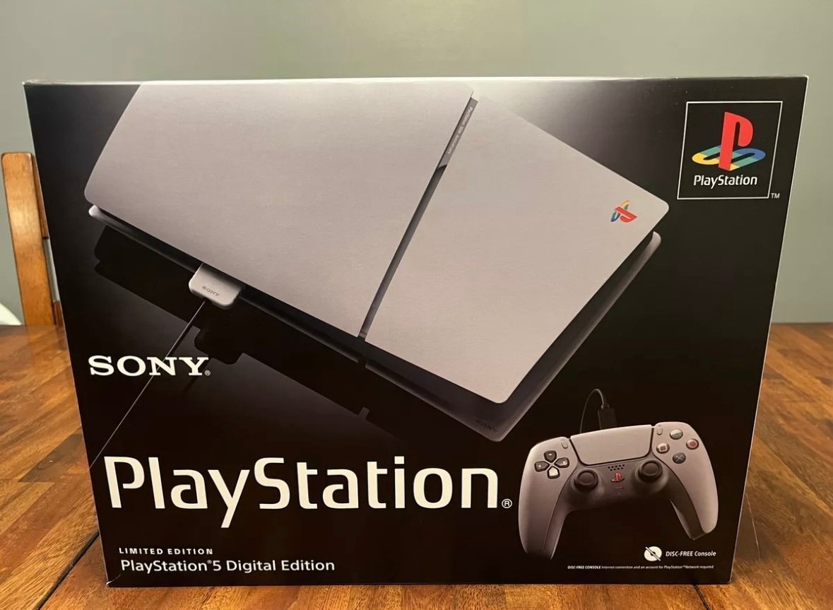 Sony PlayStation PS5 Slim Digital Console 30th Anniversary Limited Edition New! 2C77