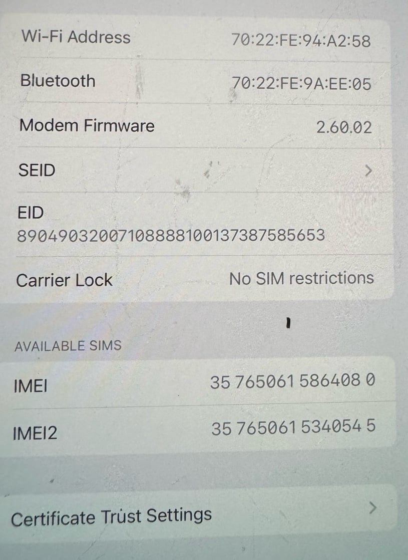 Apple iPhone 14 Pro Max 256 GB in Deep Purple UNLOCKED 8W37