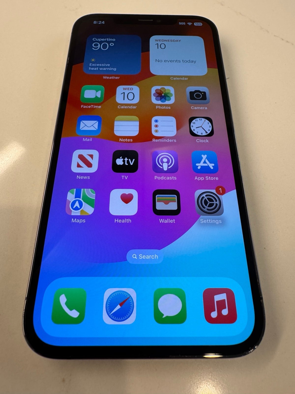 Apple iPhone 12 Pro Max 128 GB in Graphite - Unlocked 2V86