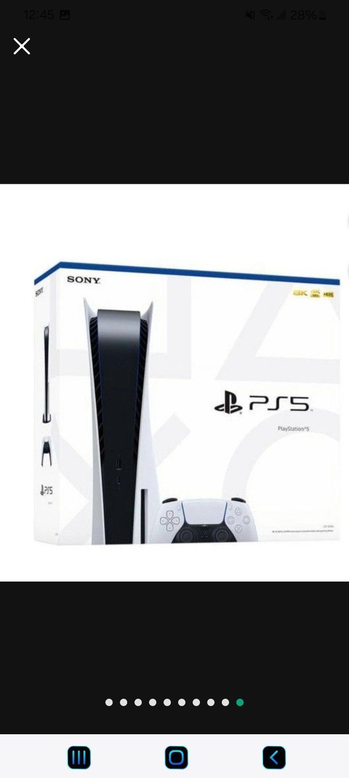 Sony Playstation 5 1TB Gaming Console Disk Edition 3X91