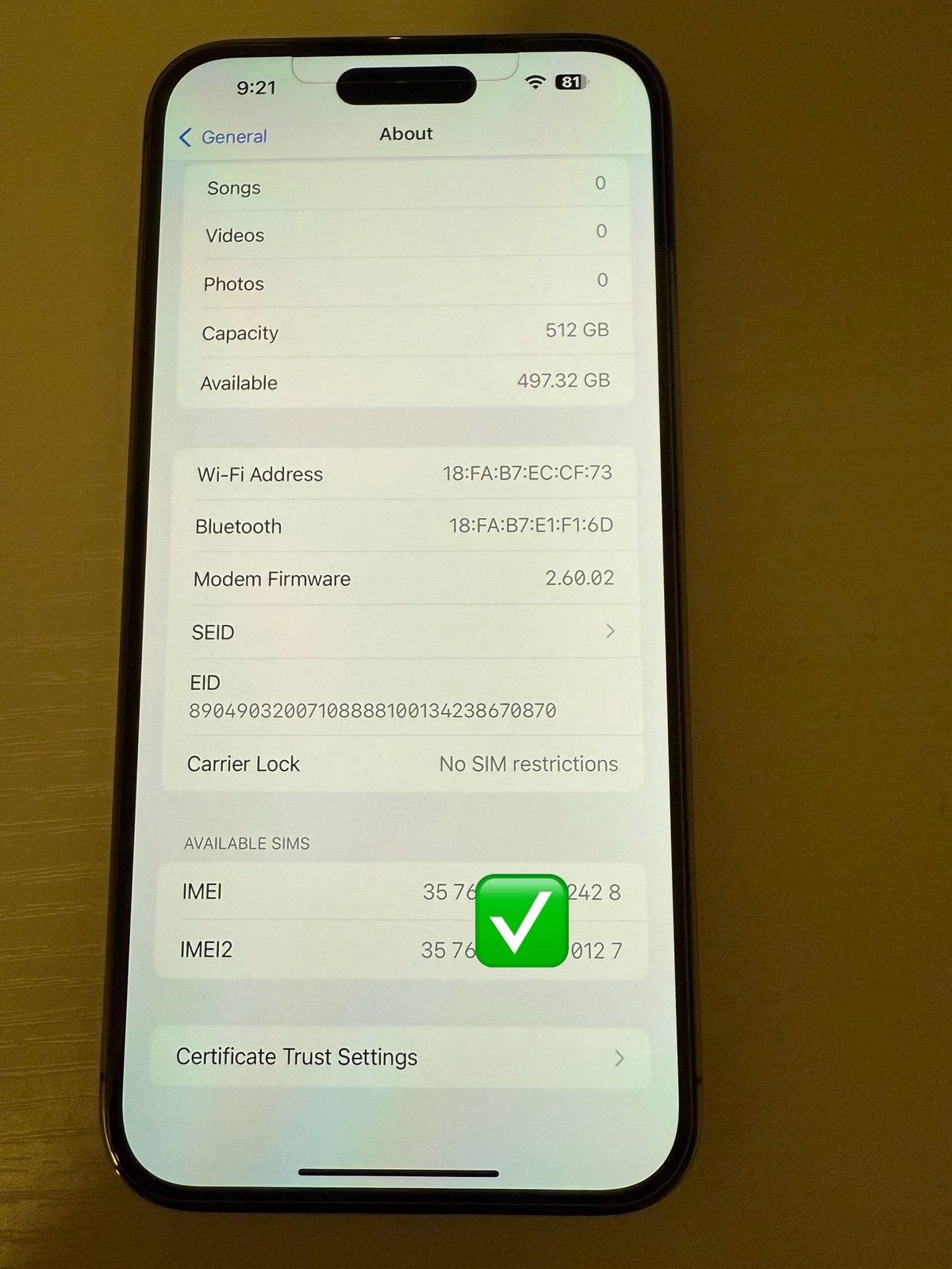 iPhone 14 Pro Max 512gb Unlock Any Carrier 2E83
