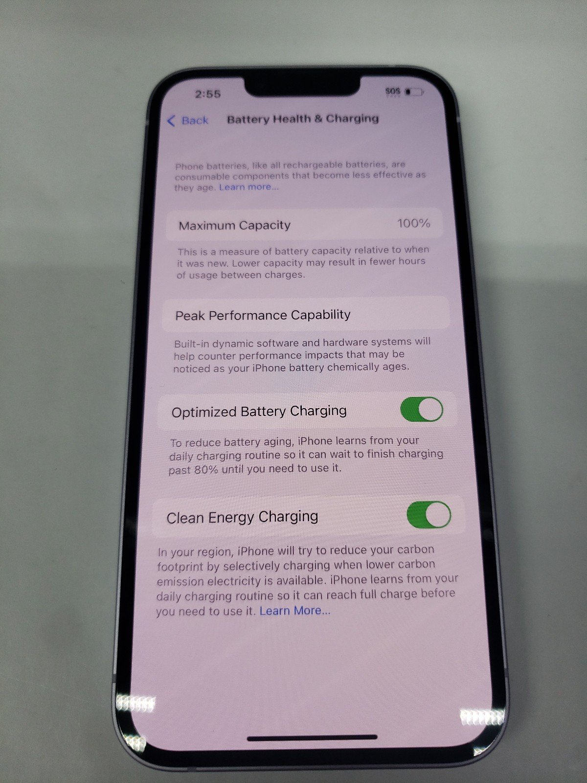 Apple iPhone 14 128 GB in Purple for AT&T 2X56
