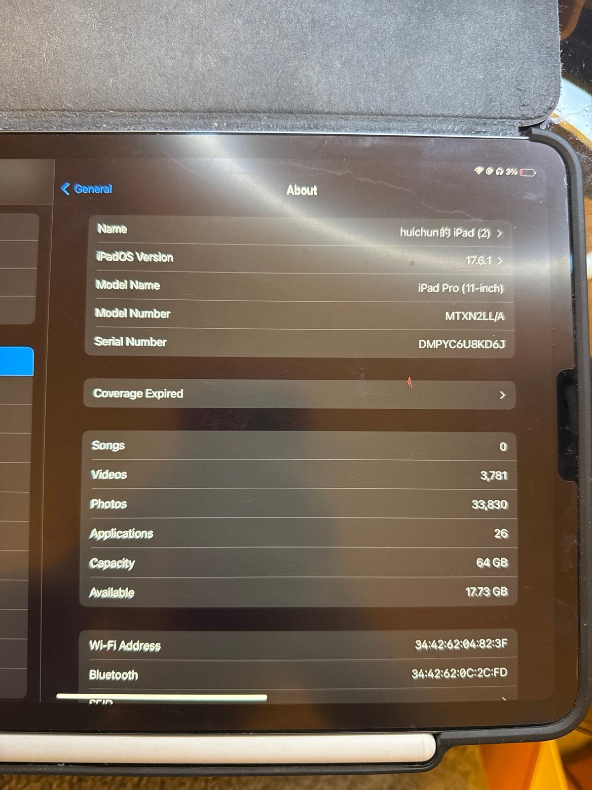 iPad Pro 11 inch 1C21