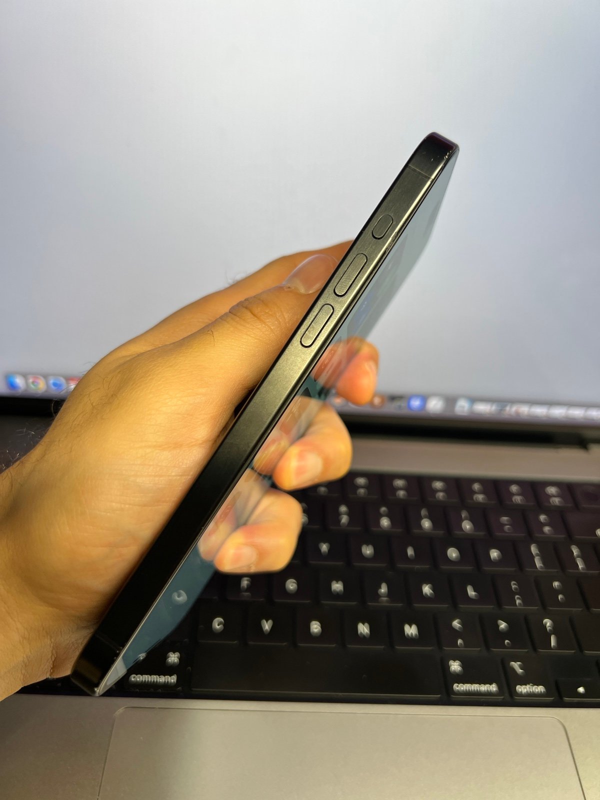 Apple iPhone 15 Pro Max Factory Unlocked (100% Batt) Black Titanium 256GB #20128 9C71