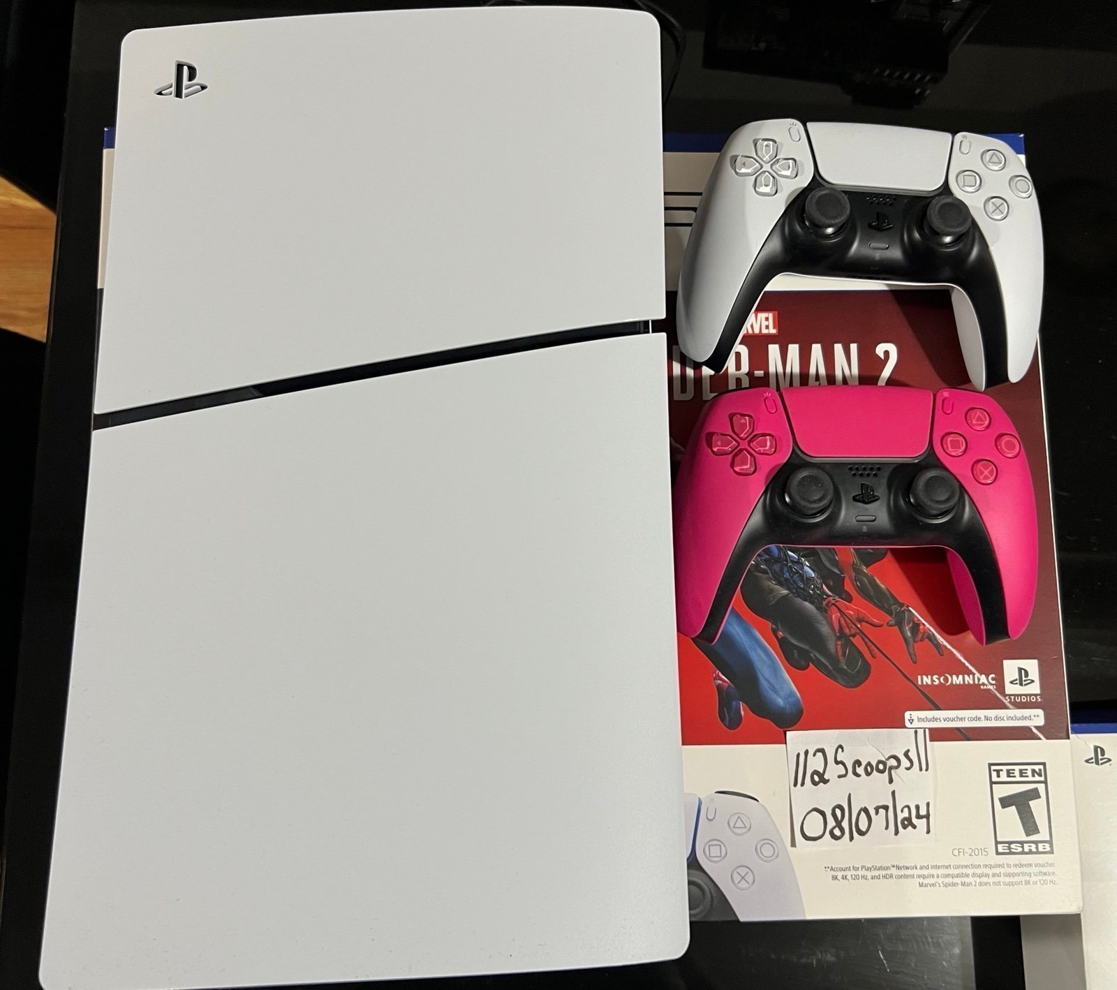 Sony PlayStation 5 Slim Console Disc Edition Marvel's Spider-Man 2 Bundle Extra 5J93