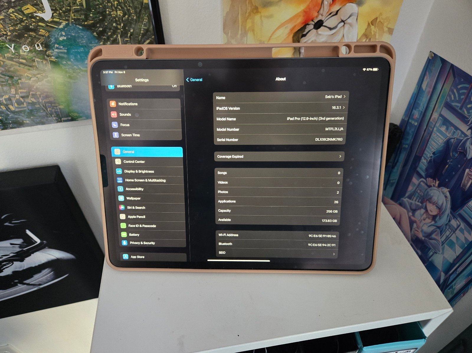 iPad Pro 3rd generation 256gb 8C26