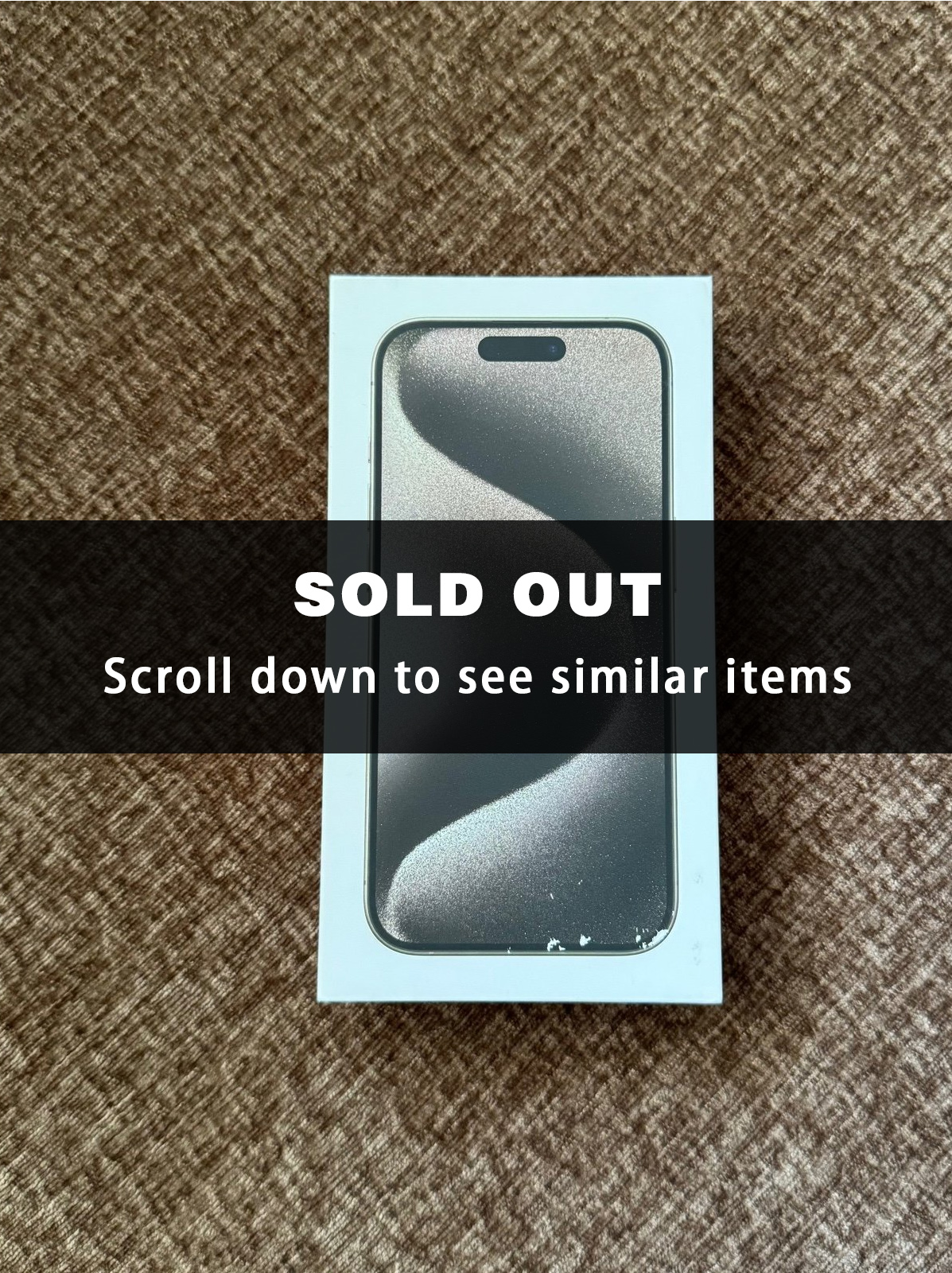 SOLD - APPLE IPHONE 15 PRO 128 GB NATURAL TITANIUM