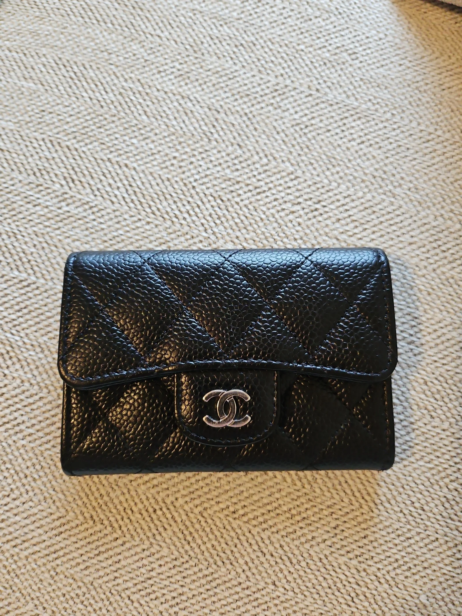 Chanel Caviar Flap Card wallet
