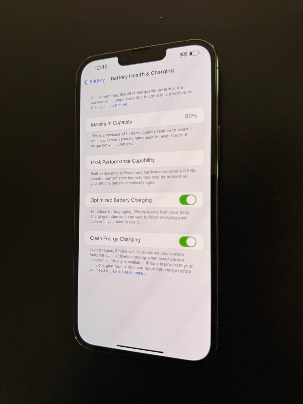 Apple iPhone 13 Pro Max 128 GB in Alpine Green for Unlocked 9T73