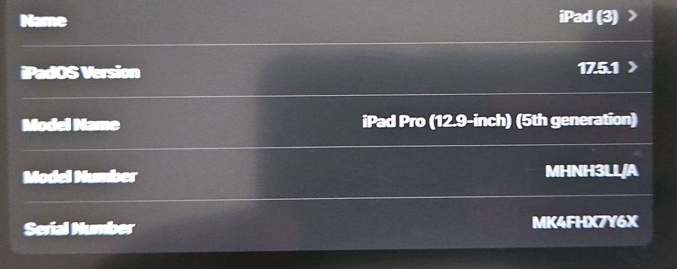 Apple iPad Pro 5th Generation 256 GB in Silver 1W17