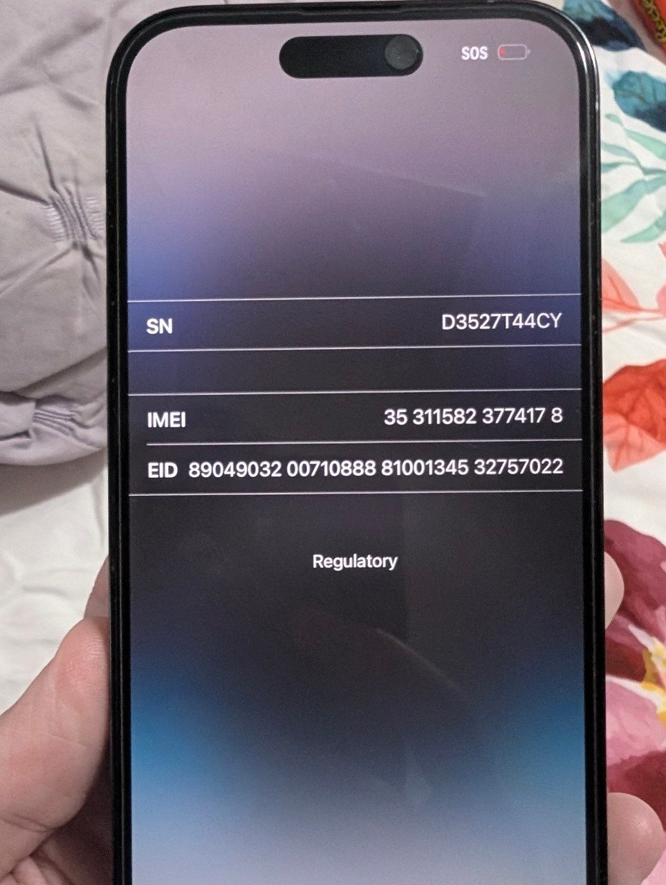 Apple iPhone 14 Pro 128 GB in Space Black for Unlocked 8Q86