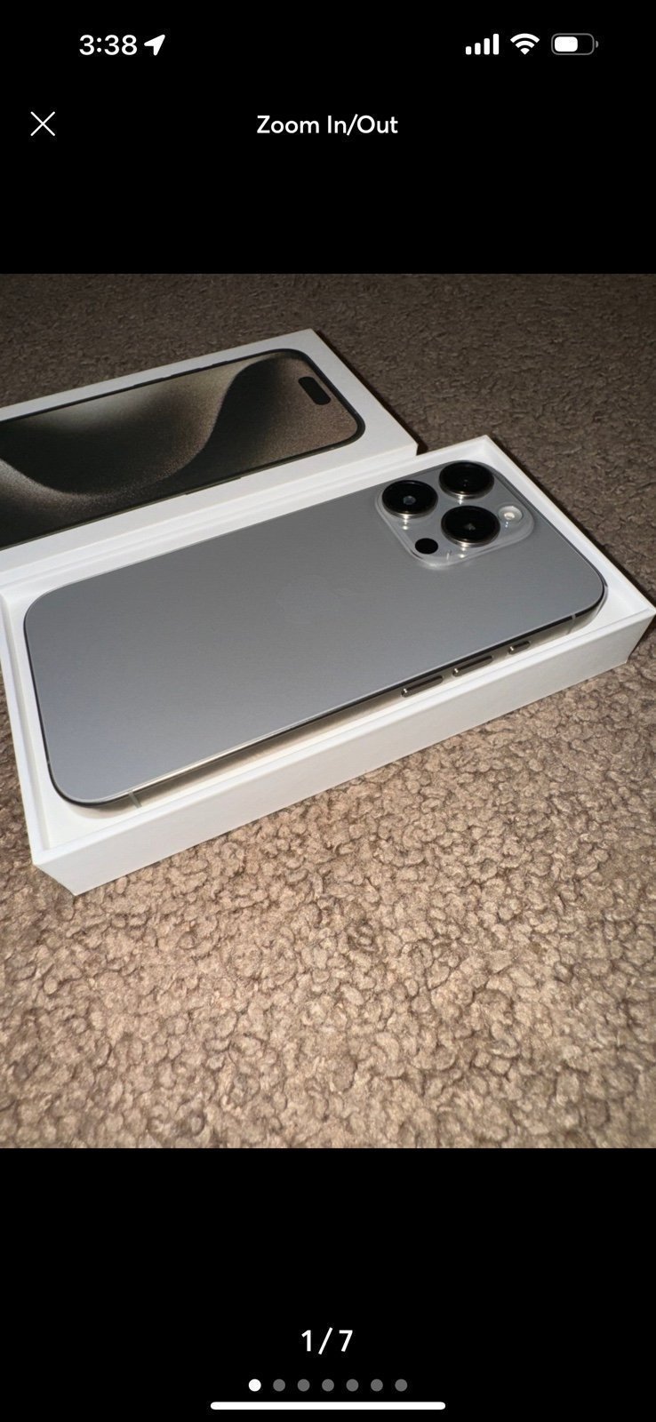 Apple iPhone 15 Pro Max | 256GB Natural Titanium 9T16