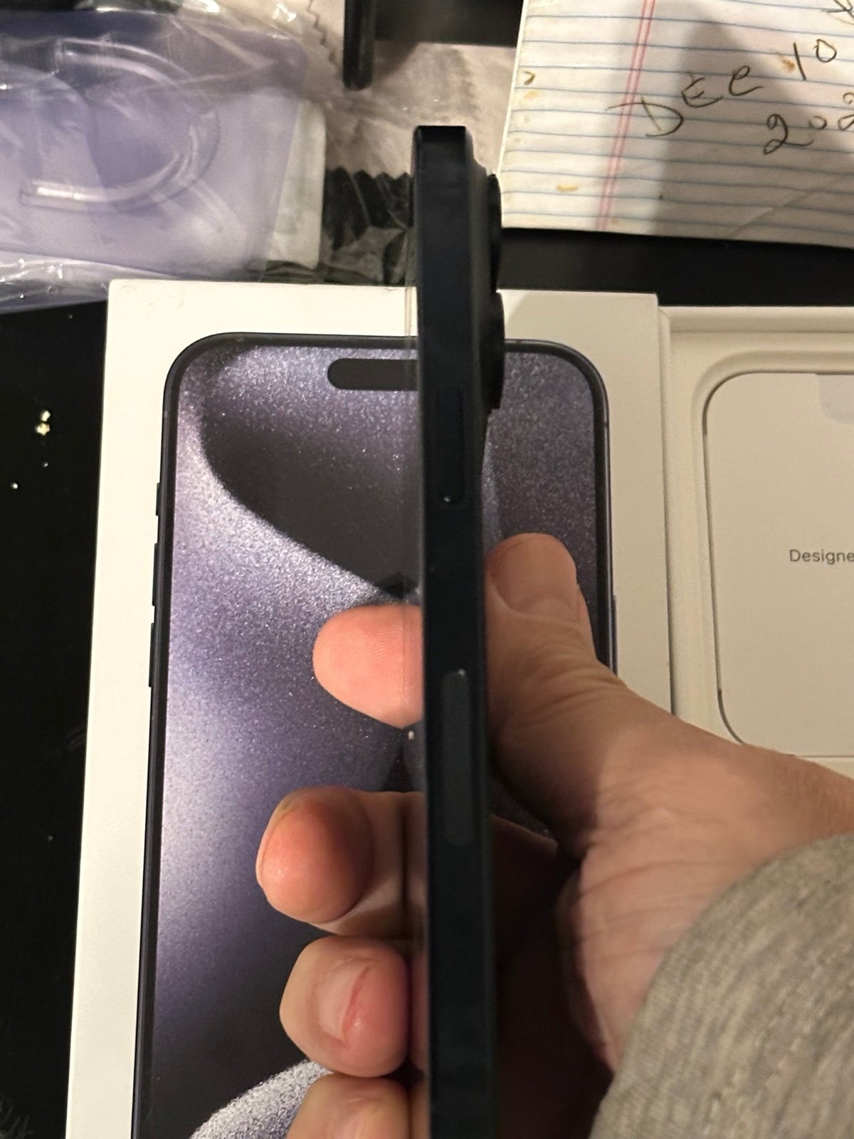 APPLE IPHONE 15 PRO MAX 512GB UNLOCKED WORLDWIDE IN MINT CONDITION TITAN BLUE 2K21