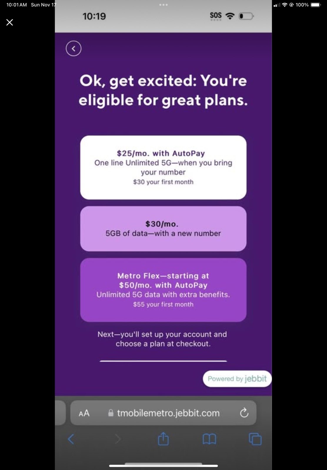 Unlocked blue IPhone 15 with pink wireless charging otter box case 8Y38