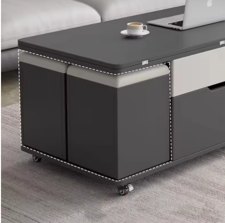 Rectangle Elevator Coffee Table Multifunctional Designer Modern Coffee Table Folding Storage Muebles De Sala Furniture