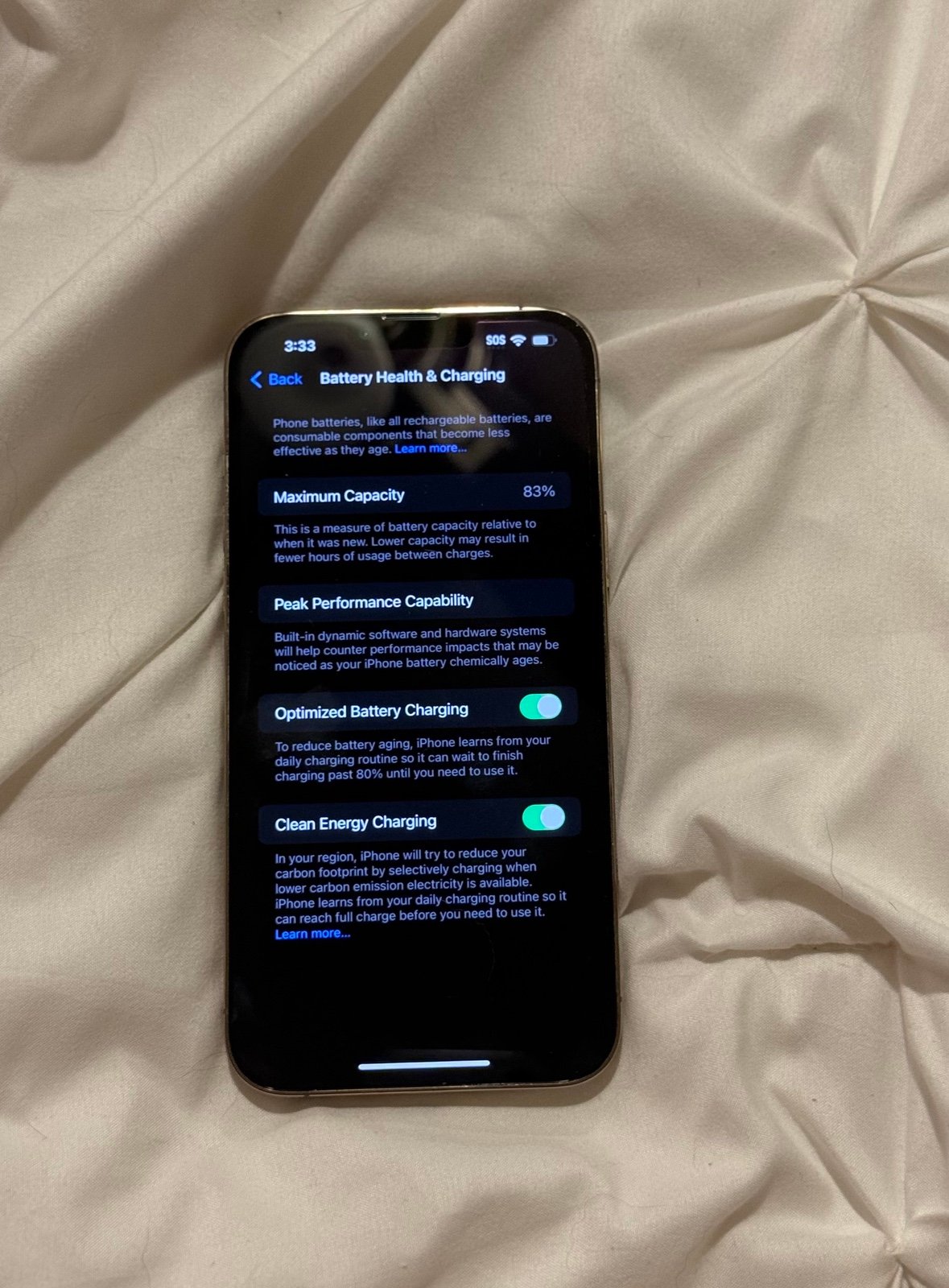 Apple iPhone 13 Pro Max 128 GB in Gold 7V79