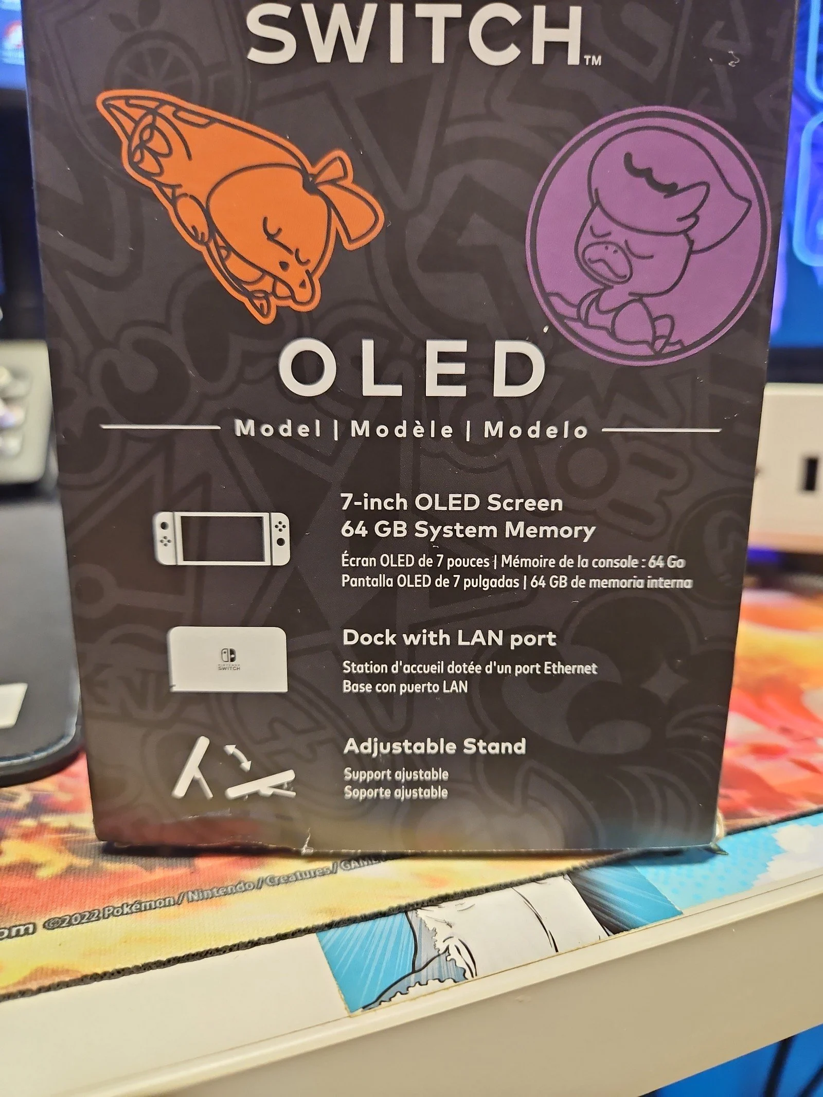 Nintendo Switch OLED Exclusive Pokemon Scarlet & Violet Special Edition 9O66