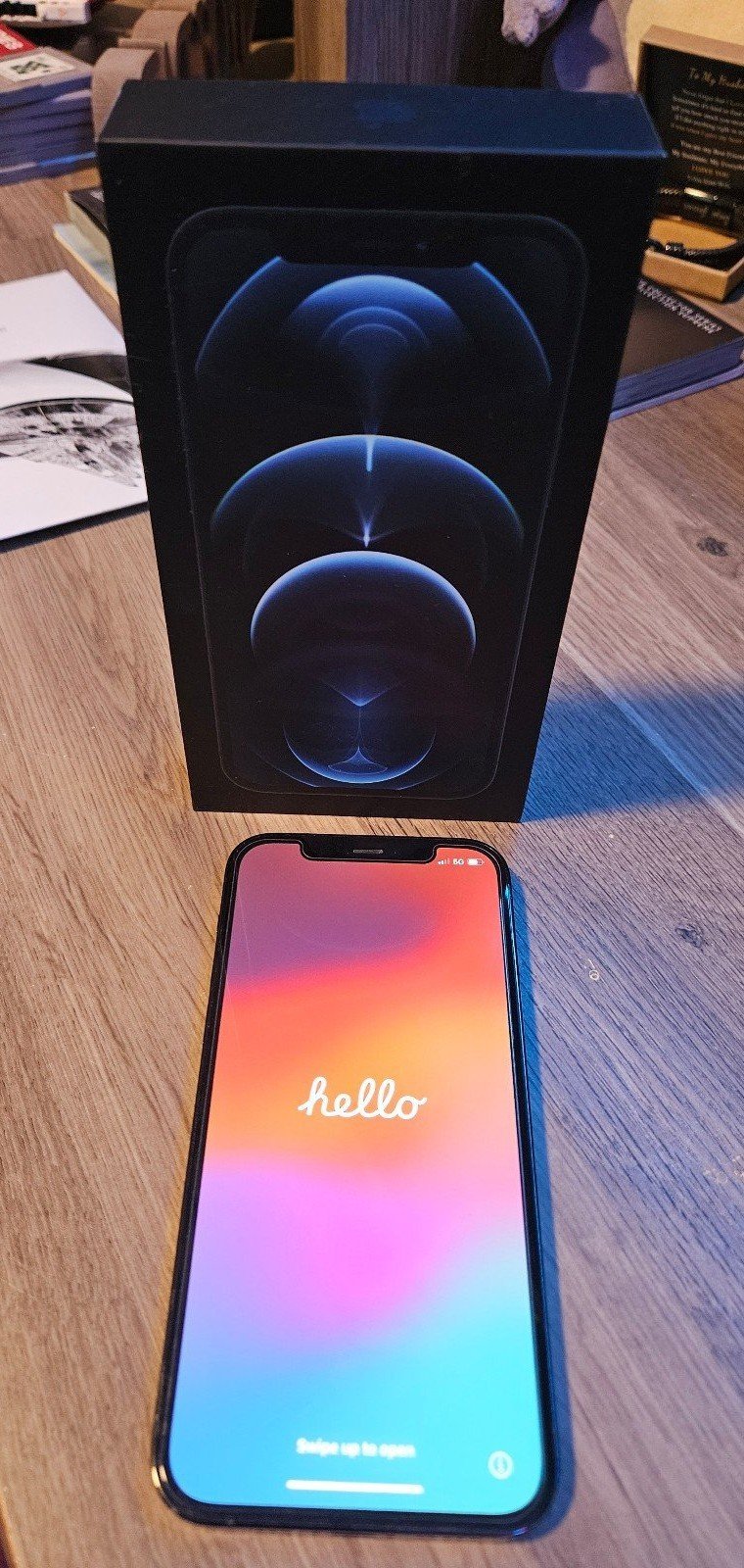 iPhone 12 Pro - 128gb - Factory Unlocked - Pacific Blue 8O55