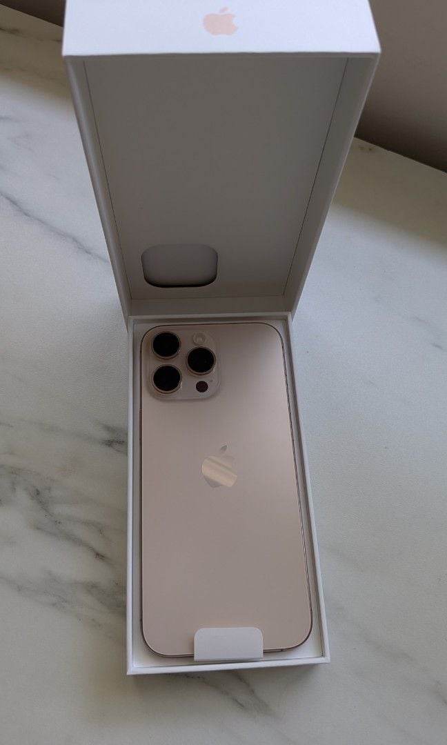 Apple iPhone 16 Pro Max - 512GB - Titanium Desert (Factory AT&T) NEW! 8N18