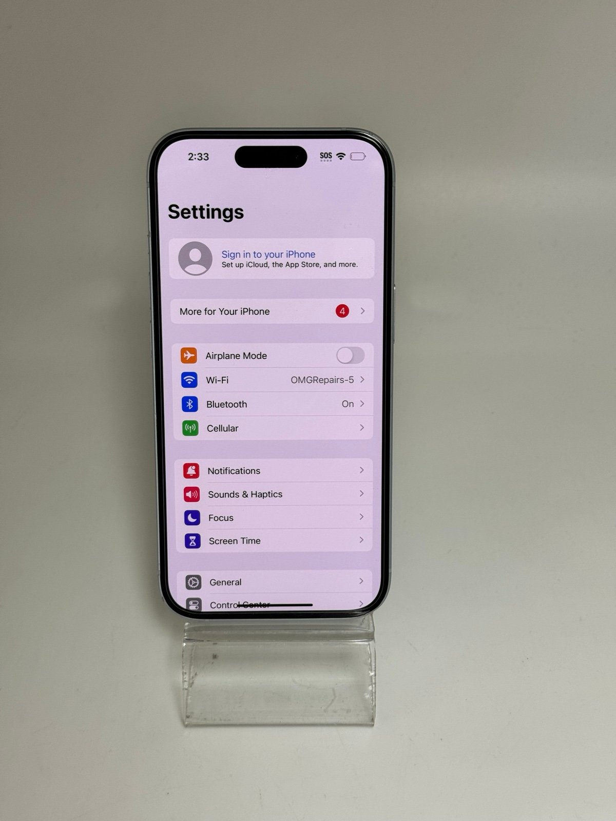 Apple iPhone 15 128gb (Unlocked) Blue 5E36