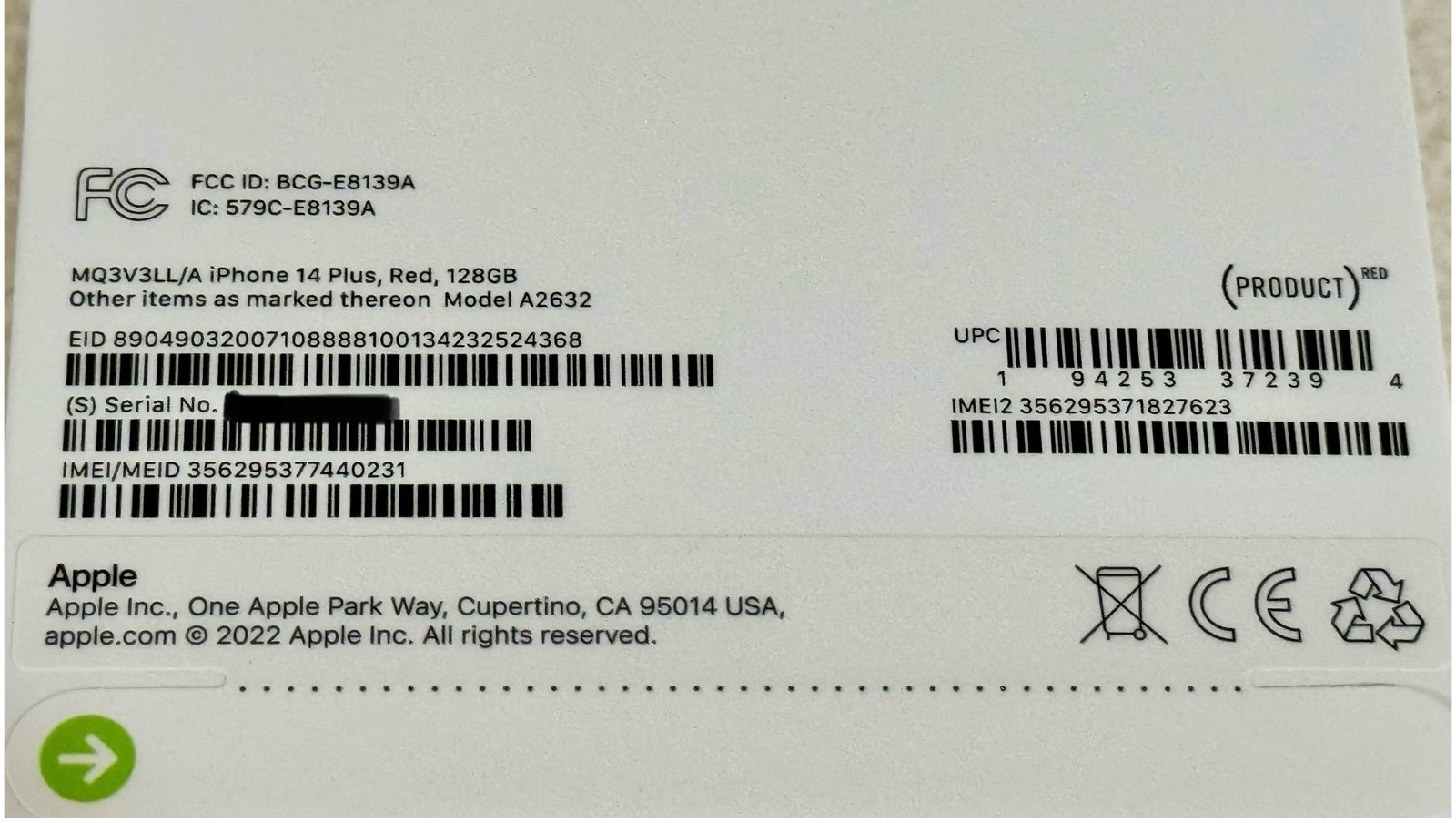 iphone14 plus phone unlocked 8N68