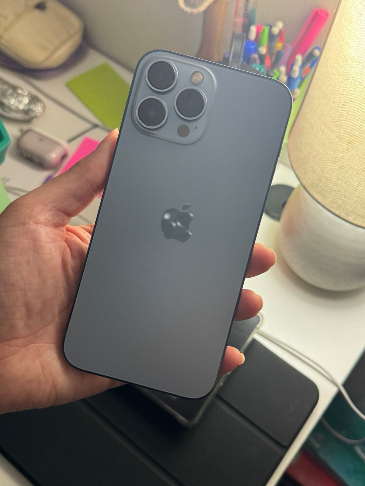 Apple iPhone 13 Pro Max 128 GB in Sierra Blue for Unlocked 9C75