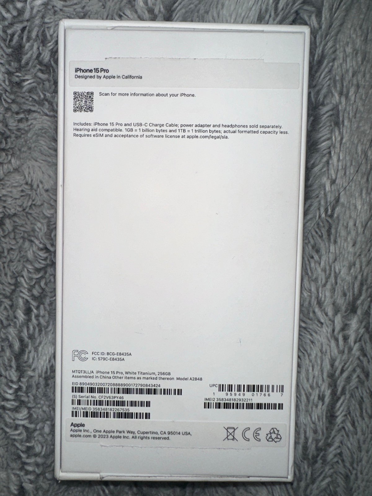 Apple iphone 15 pro 7M35