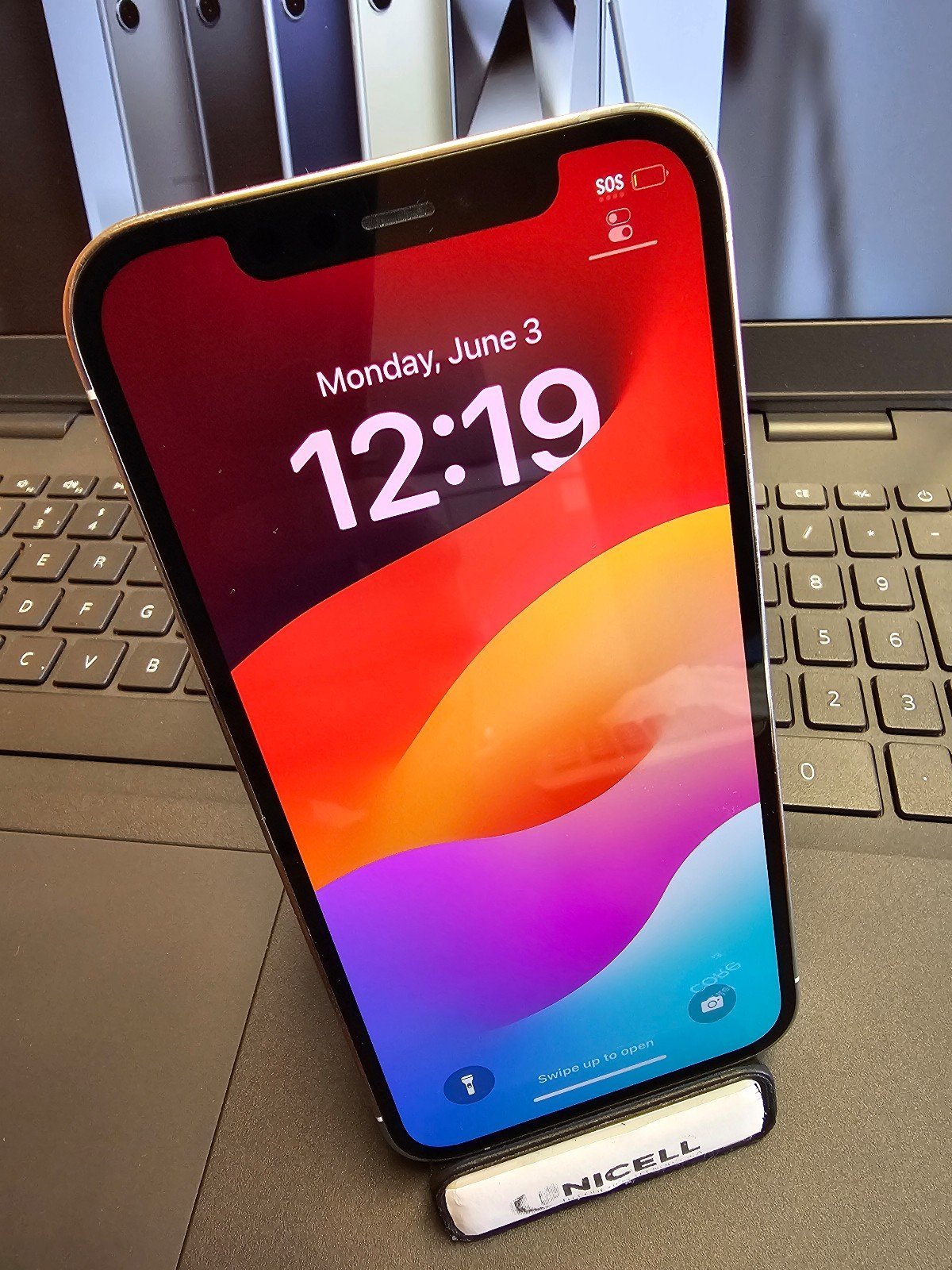 Apple iPhone 12 Pro 256GB in Silver for Unlocked GSM/CDMA 100% Battery Grade AB 3U83