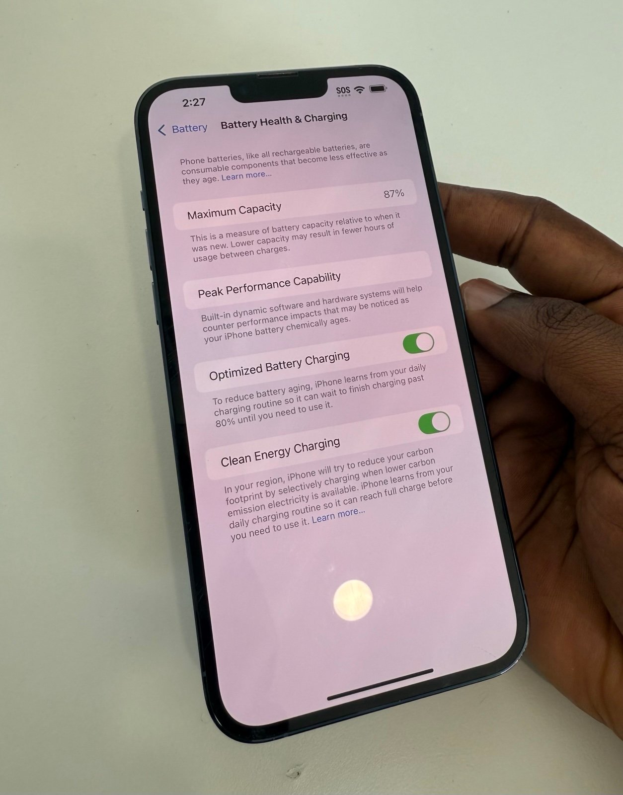 iPhone 13 Pro Max 128GB in Serria Blue FOR SPECTRUM ONLY 8V76