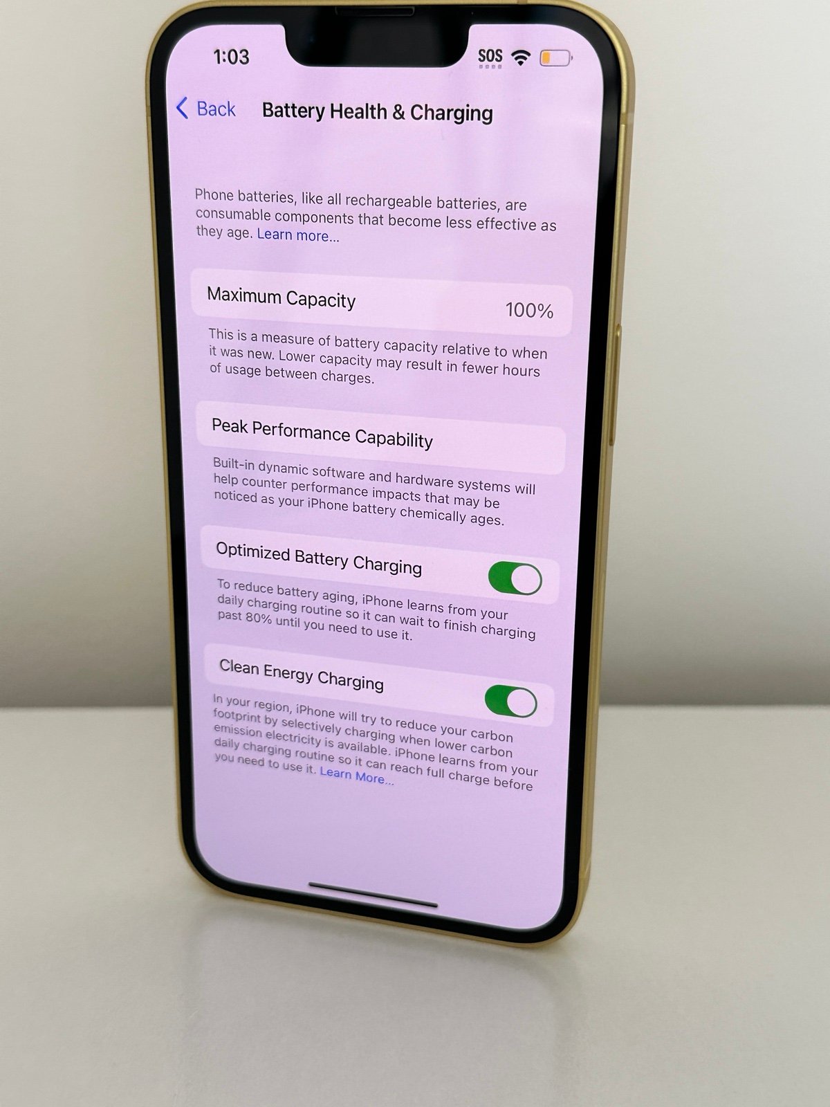 Apple iPhone 14 128 GB in Yellow for T-Mobile 2X39