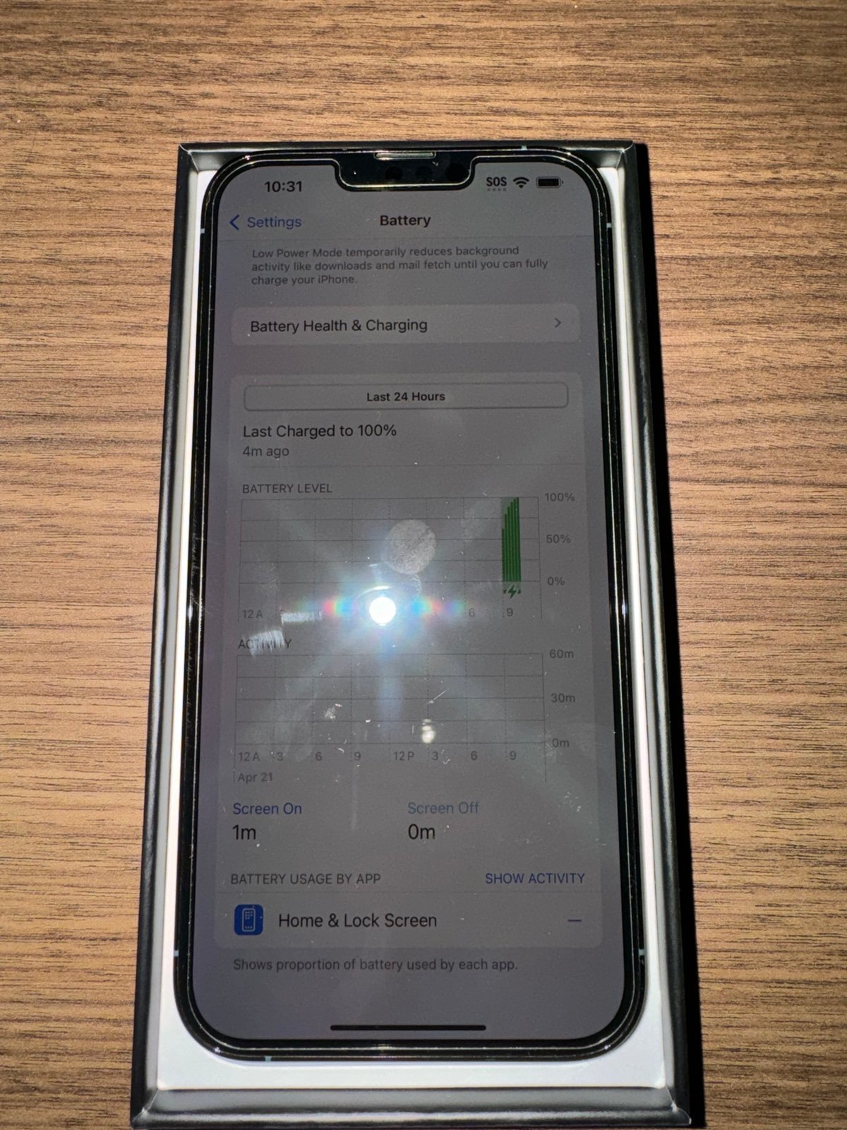 Apple iPhone 13 Pro Max 128 GB in Sierra Blue Unlocked 9U13