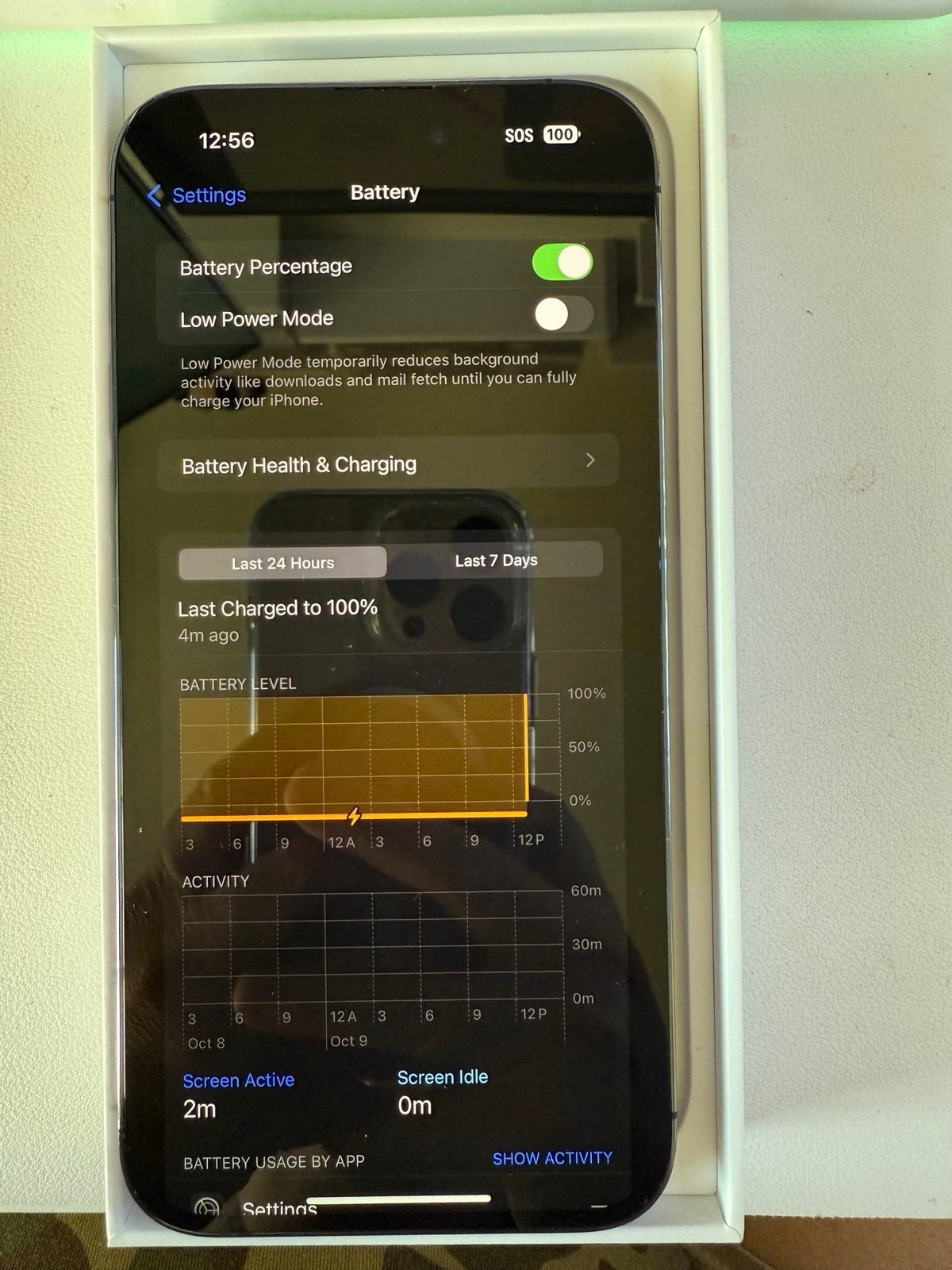 Apple iPhone 14 Pro Max 128 GB in Deep Purple Unlocked 6W58