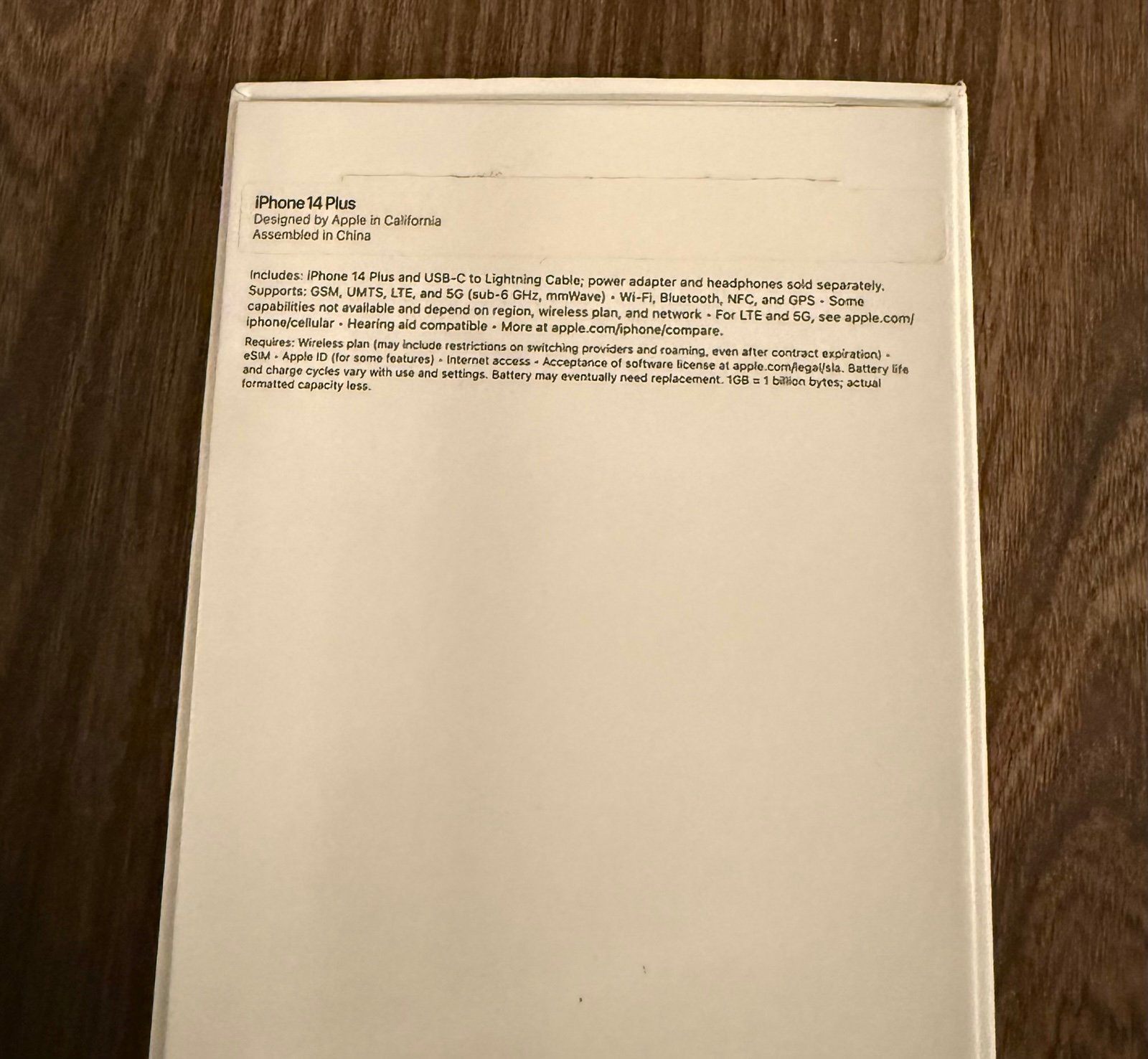 Apple iPhone 14 Plus 128 GB in Purple Unlocked 1J99