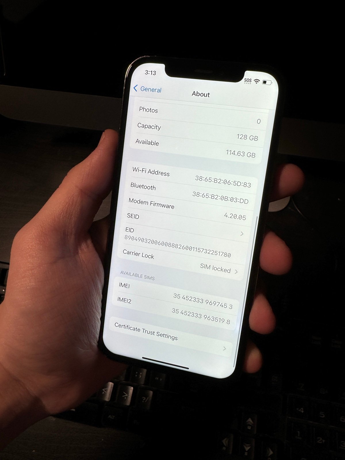 iPhone 12 Pro 128GB Graphite T-Mobile 7L39