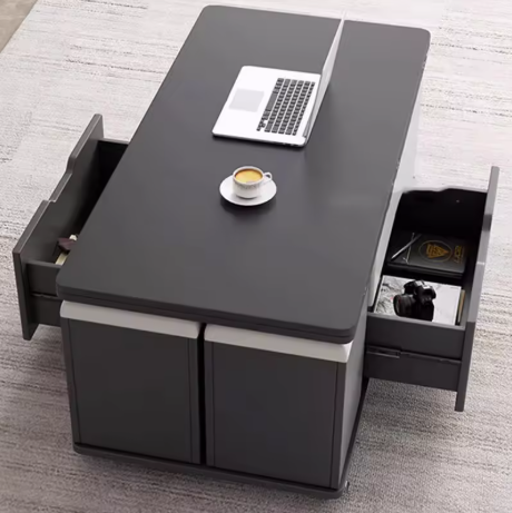 Rectangle Elevator Coffee Table Multifunctional Designer Modern Coffee Table Folding Storage Muebles De Sala Furniture