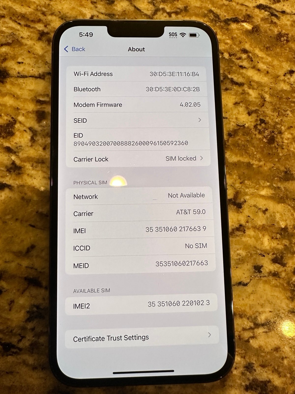 iPhone 13 Pro Max 128gb 3X11