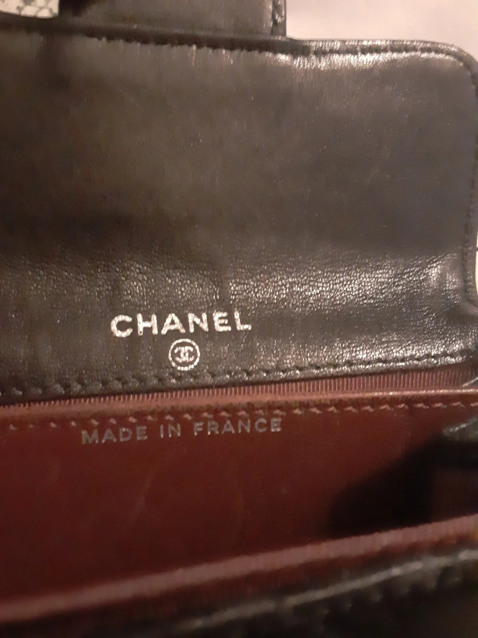 ❣Vintage Chanel Lambskin Leather Quilted Card Holder Flap Wallet