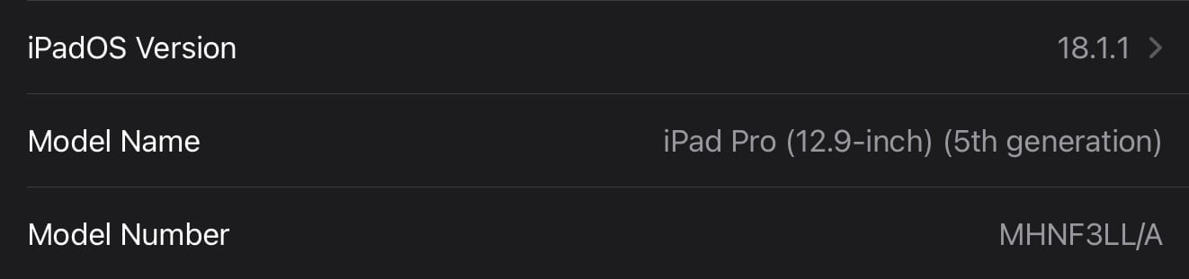 iPad Pro 12.9 M1 128 GB 7Y67