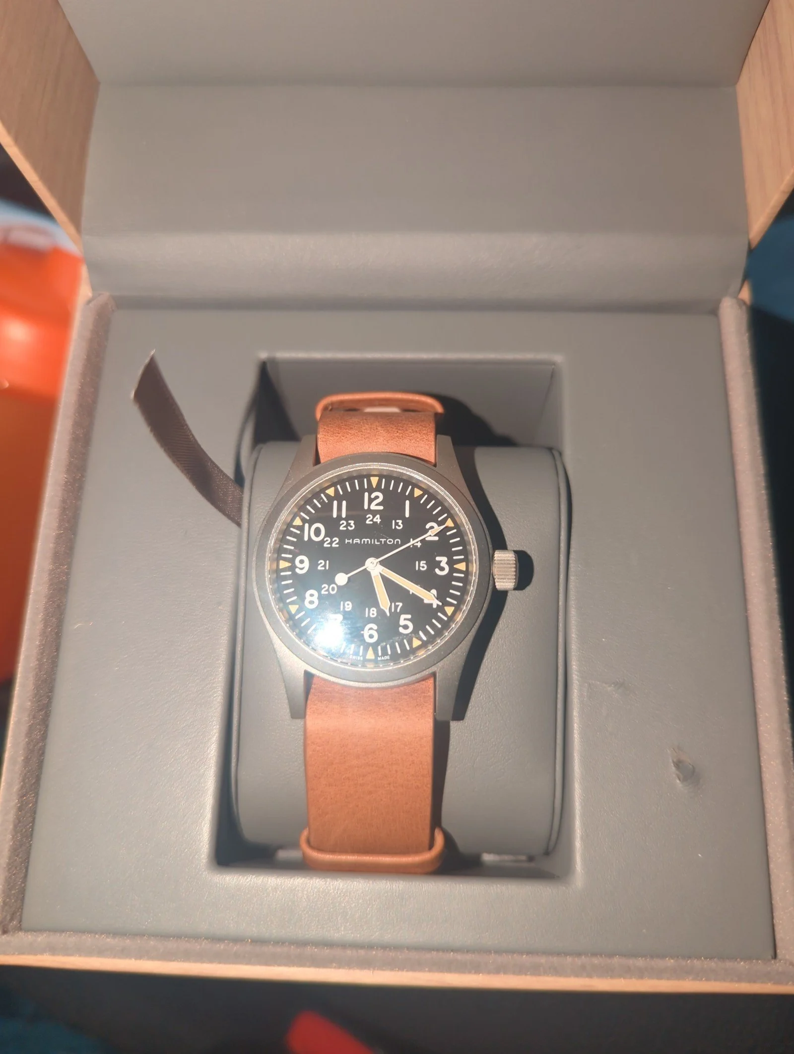 Hamilton Field Khaki Mechanical watch.