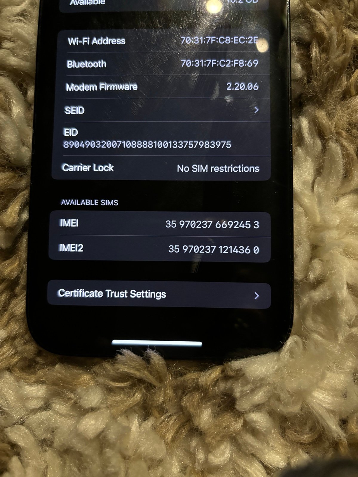 Unlocked iPhone 14 Pro Max and Case lot 5R33