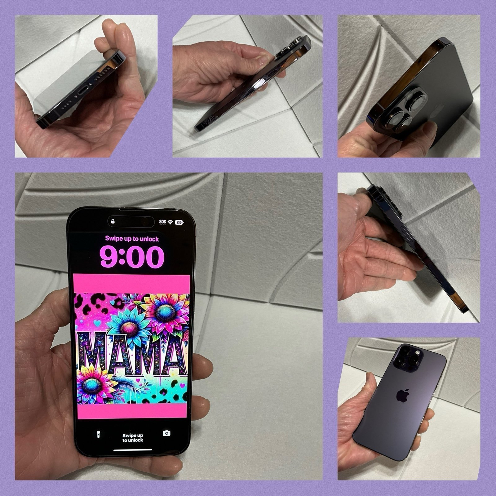 Preowned Purple Apple iPhone 14 Pro Max AT&T 512GB Cellular & WiFi Unlocked 3V75