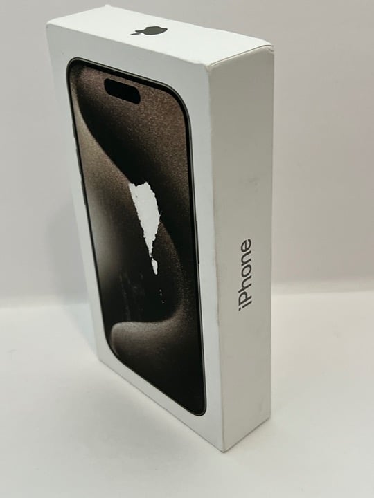 Apple iPhone 15 Pro - 256 GB Natural Titanium (Unlocked). FACTORY SEALED 3J75