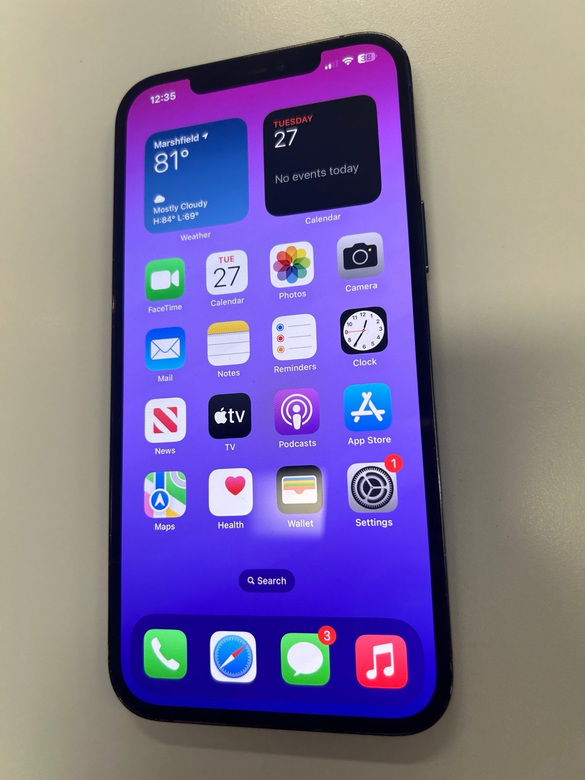 Apple iPhone 12 Pro Max 256 GB in Pacific Blue for Unlocked 9E61