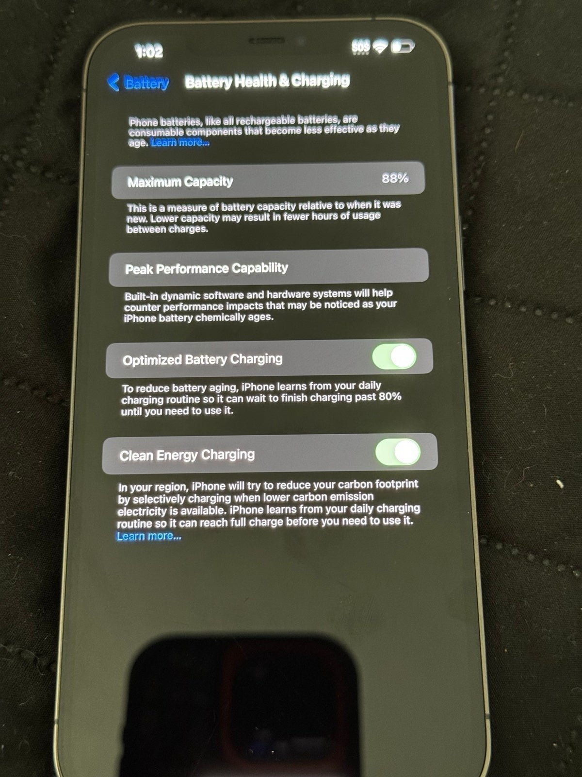 Apple iPhone 12 Pro Max 512GB in Graphite for Unlocked 2Z93