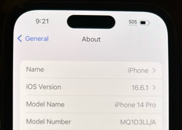 iPhone 14 Pro 256GB Unlocked 1E18