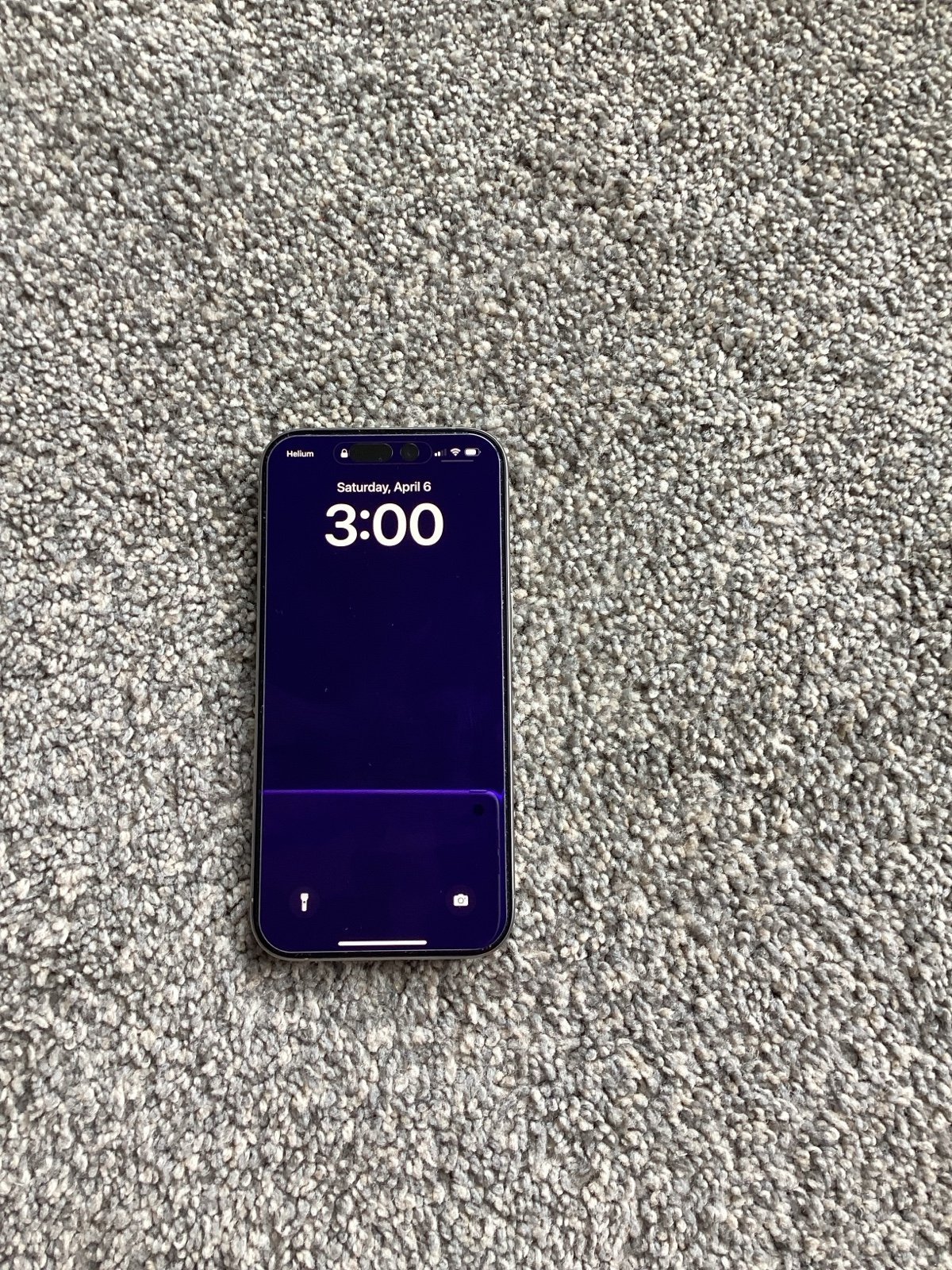 Apple iPhone 15 Pro Titanium Unlocked with Ocushield Blue-Light Screen Protector 8R36