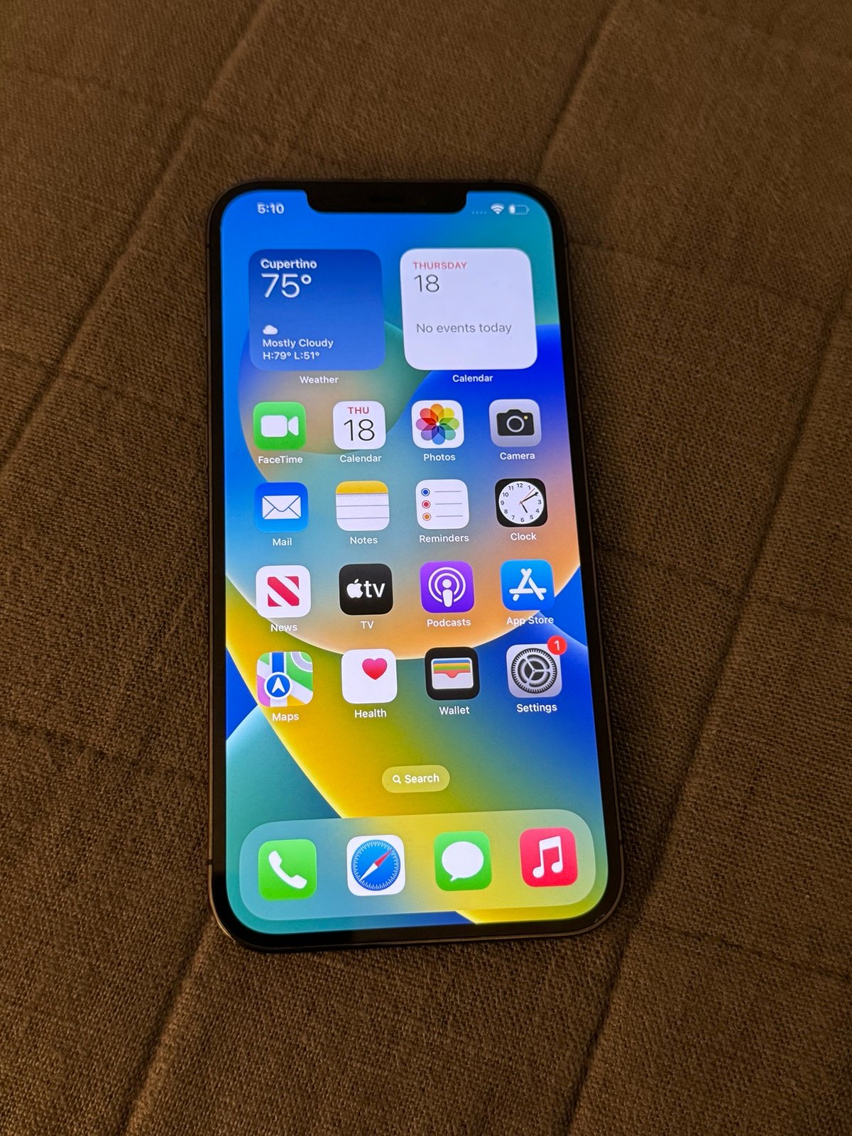 Apple iPhone 12 Pro Max 128 GB Graphite Unlocked 100% Capacity 3C38