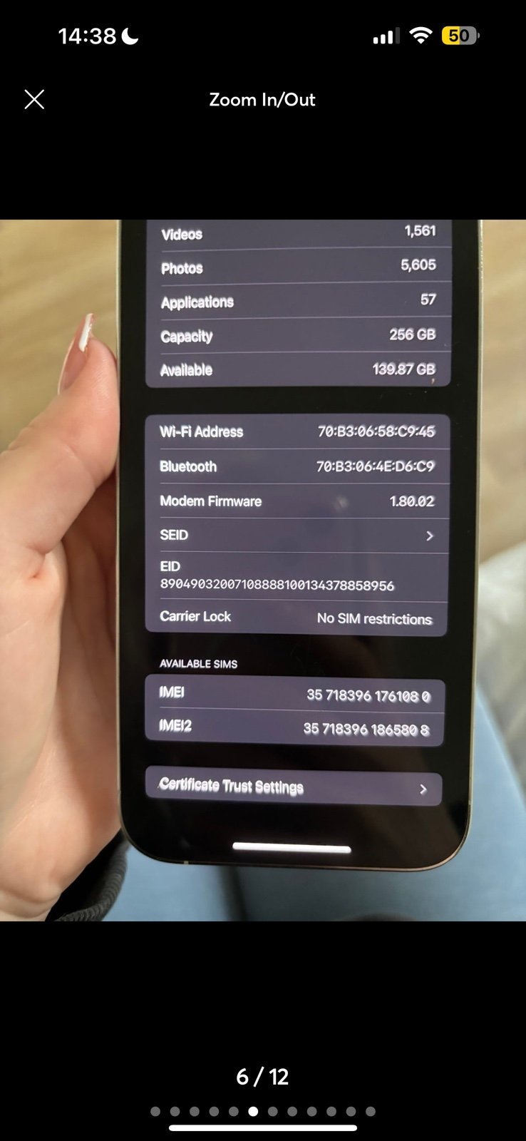 iphone 14 pro max 256gb unlocked 1L37